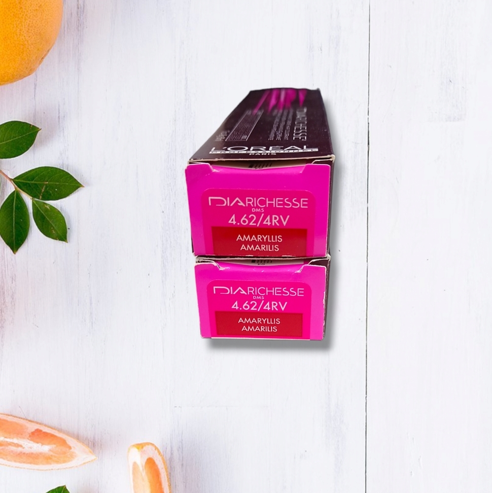 L'Oreal Professionnel DIARichesse 2 Tubes Ammonia-Free 4.62/4RV Amaryllis